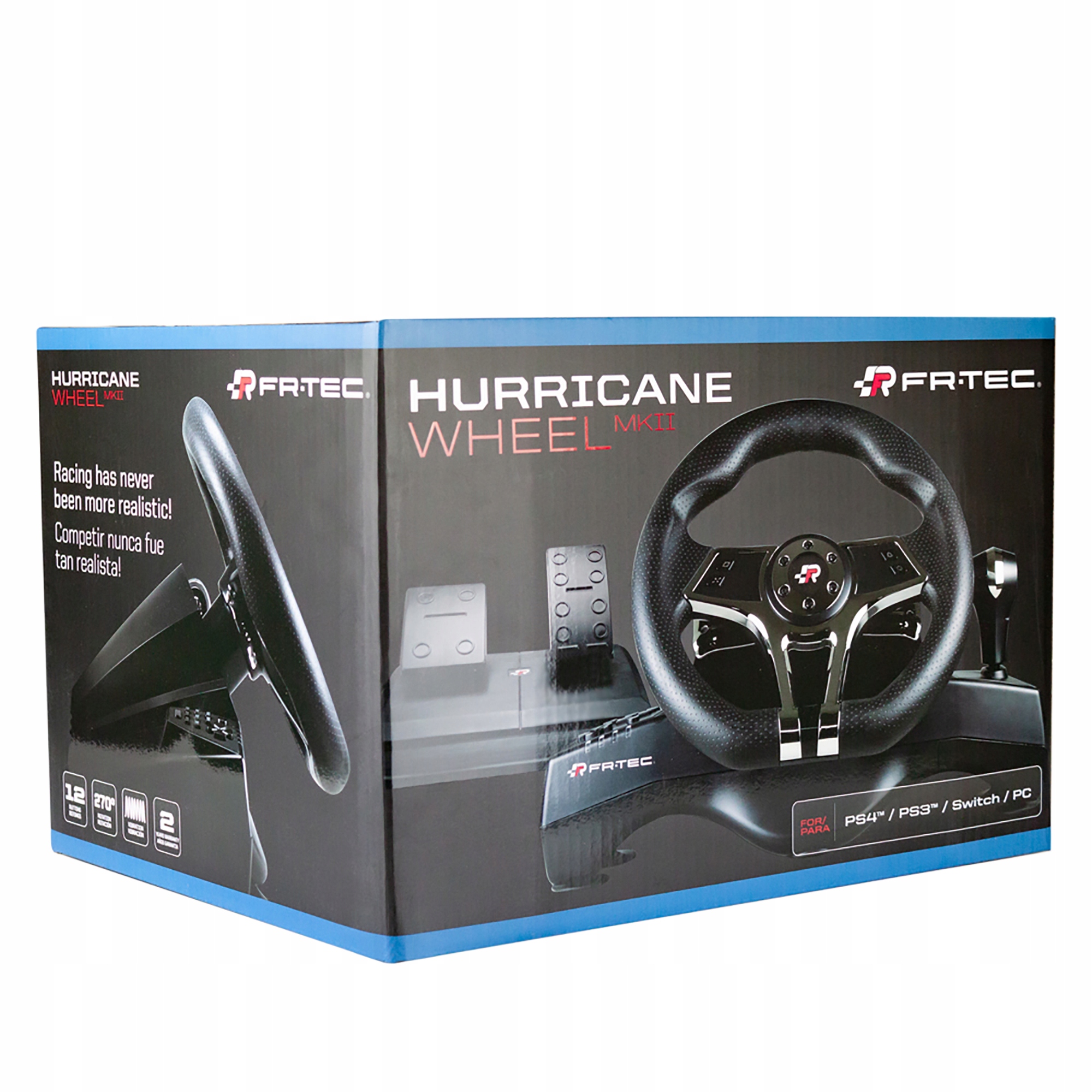 PlayStation4 - レイン Kierownica Fr-Tec Hurricane Wheel MKII FT7004 czarna - Sklep