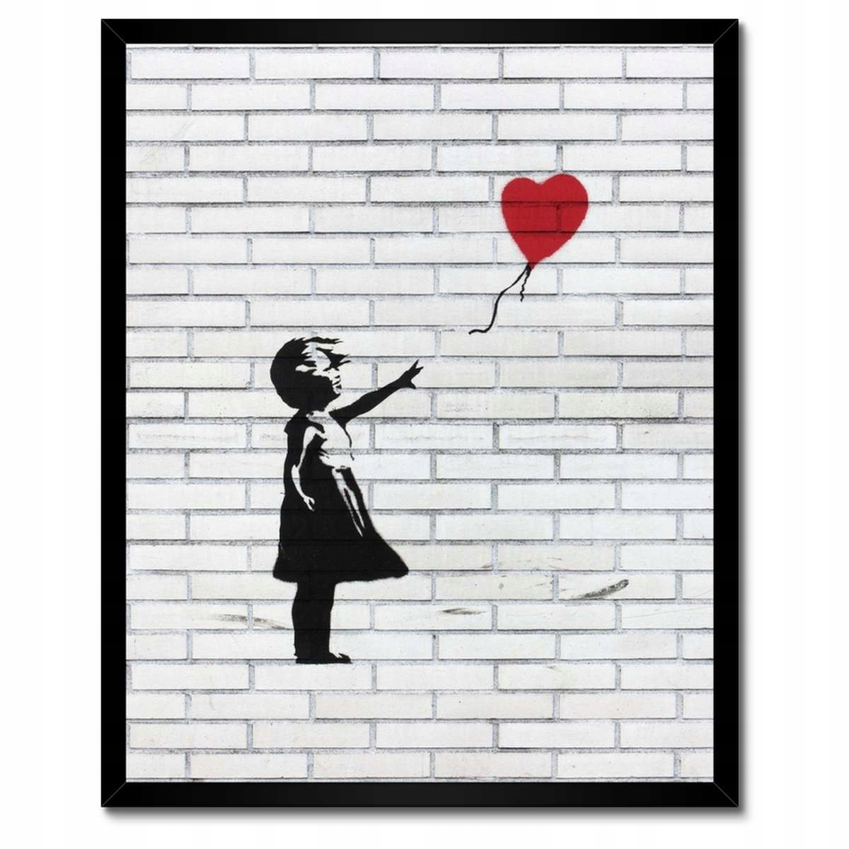 Plakáty v rámu 40x50 Banksy Dívka Balon