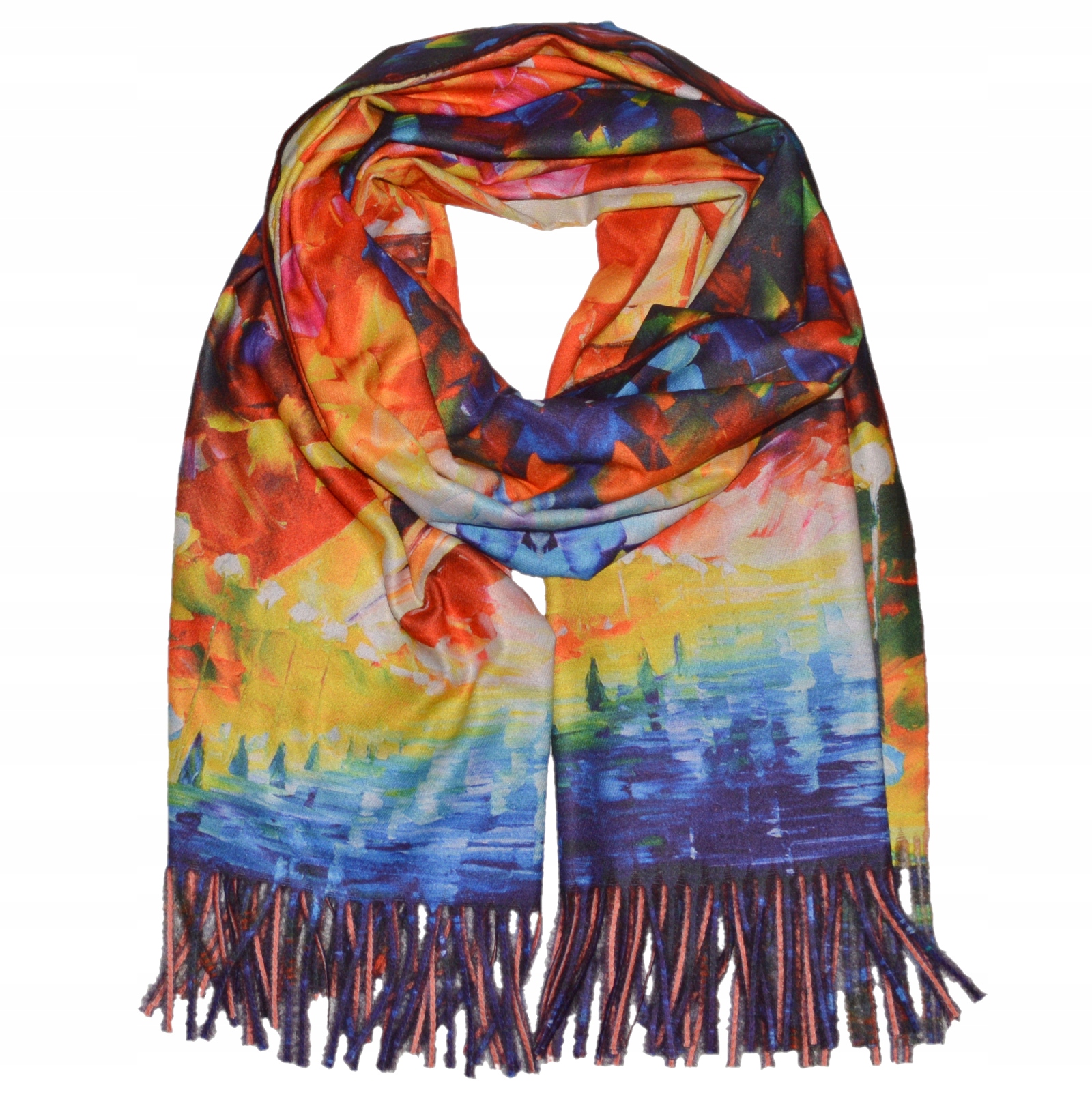 Oryginalny ciepły SZAL Leonid Afremov 184 x 70 Model Sw 09