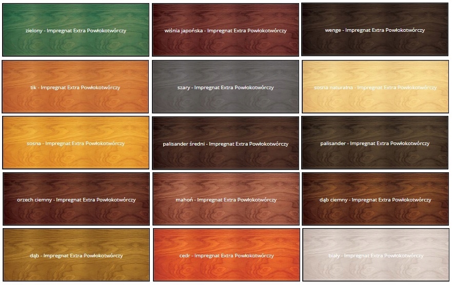 Impregnat do drewna DREWNOCHRON 2,5L DĄB CIEMNY Zastosowanie uniwersalne