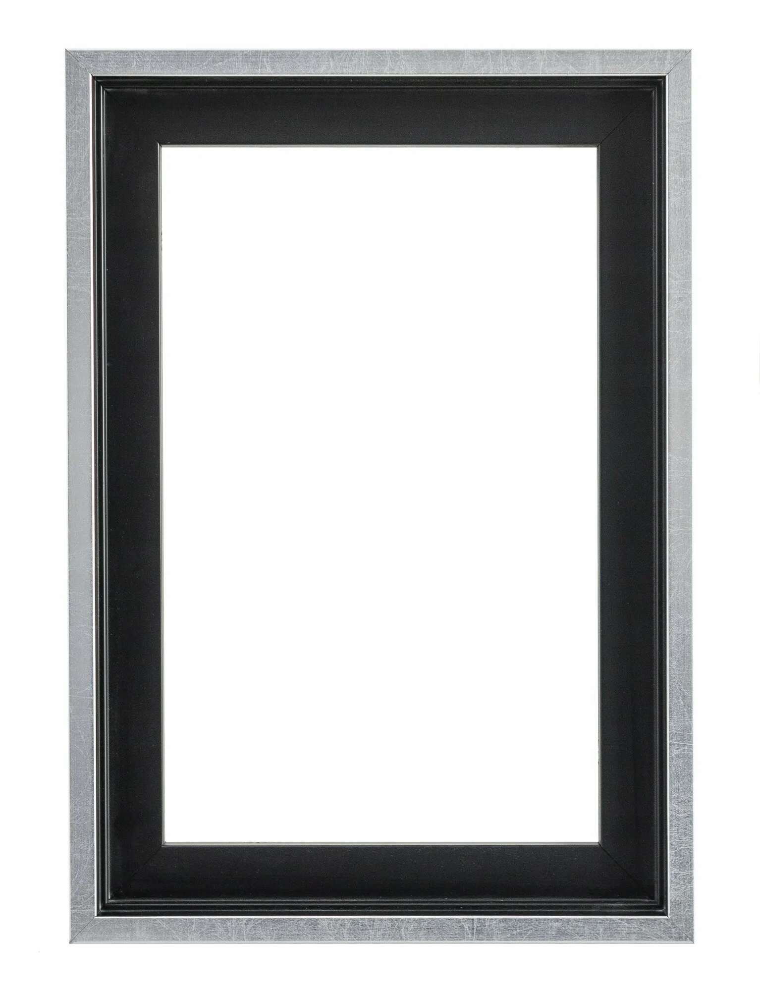 Dřevěný rám Chic černá/stříbrná 30x45 cm