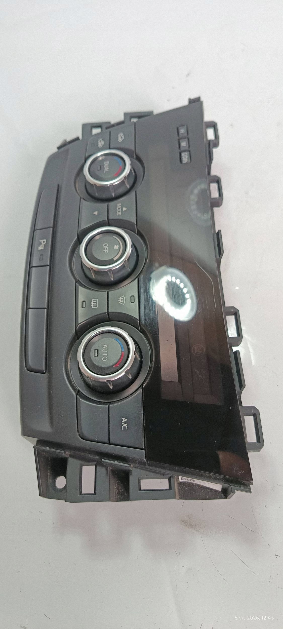 control panel NAWIEWEM air conditioning devices REGULACJA MAZDA 6 GH 2013R