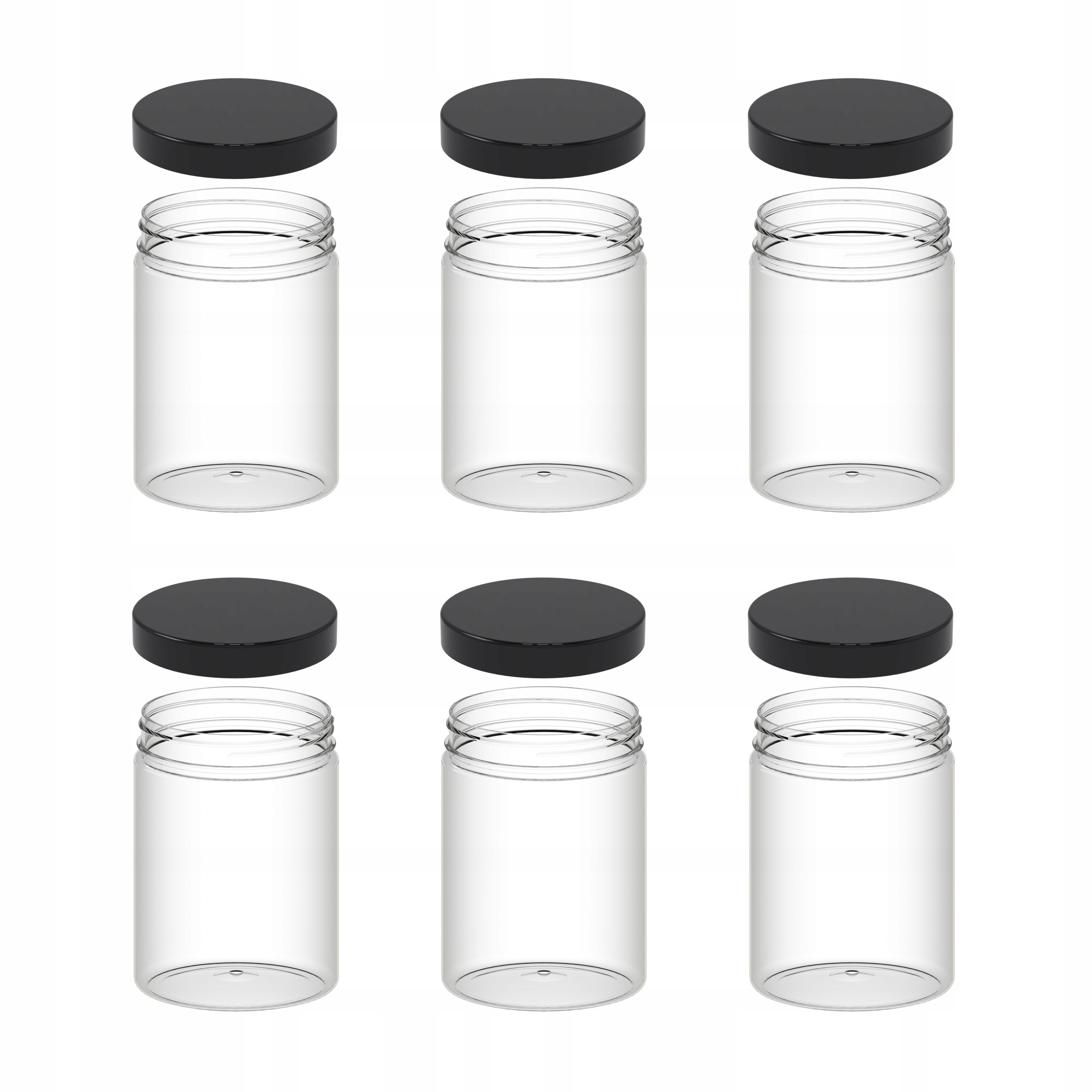 

Pojemnik Słoik 1000 ml 1l na makaron musli 6 szt.
