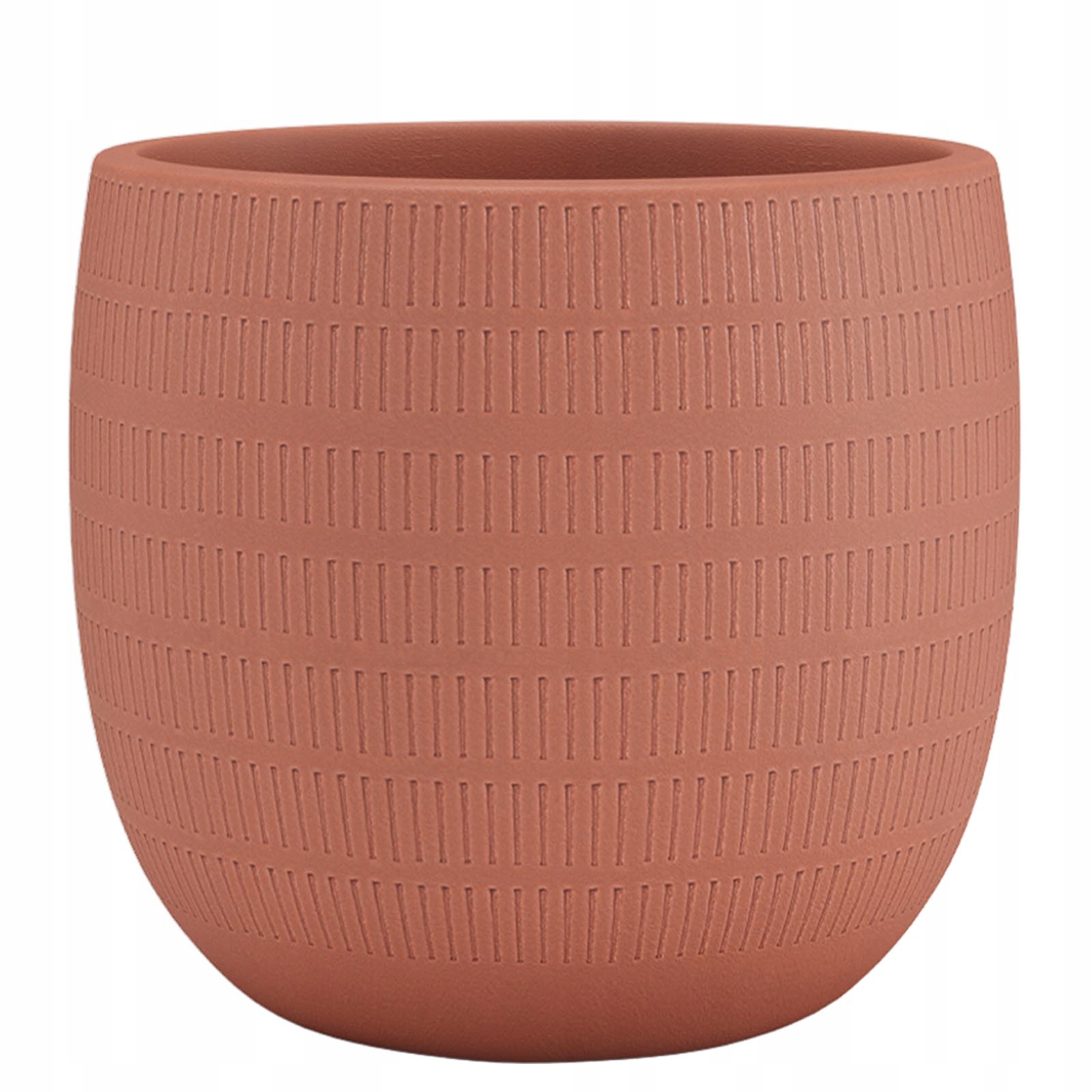 

pomarańczowa terakota ceramika donice Aura 25/22