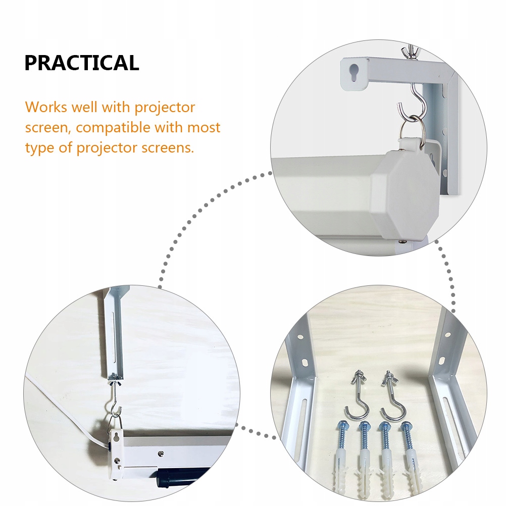 PÓŁKA NA PROJEKTOR DO EKRANU MONTOWANEGO NA ŚCIANIE 2 Typ inny