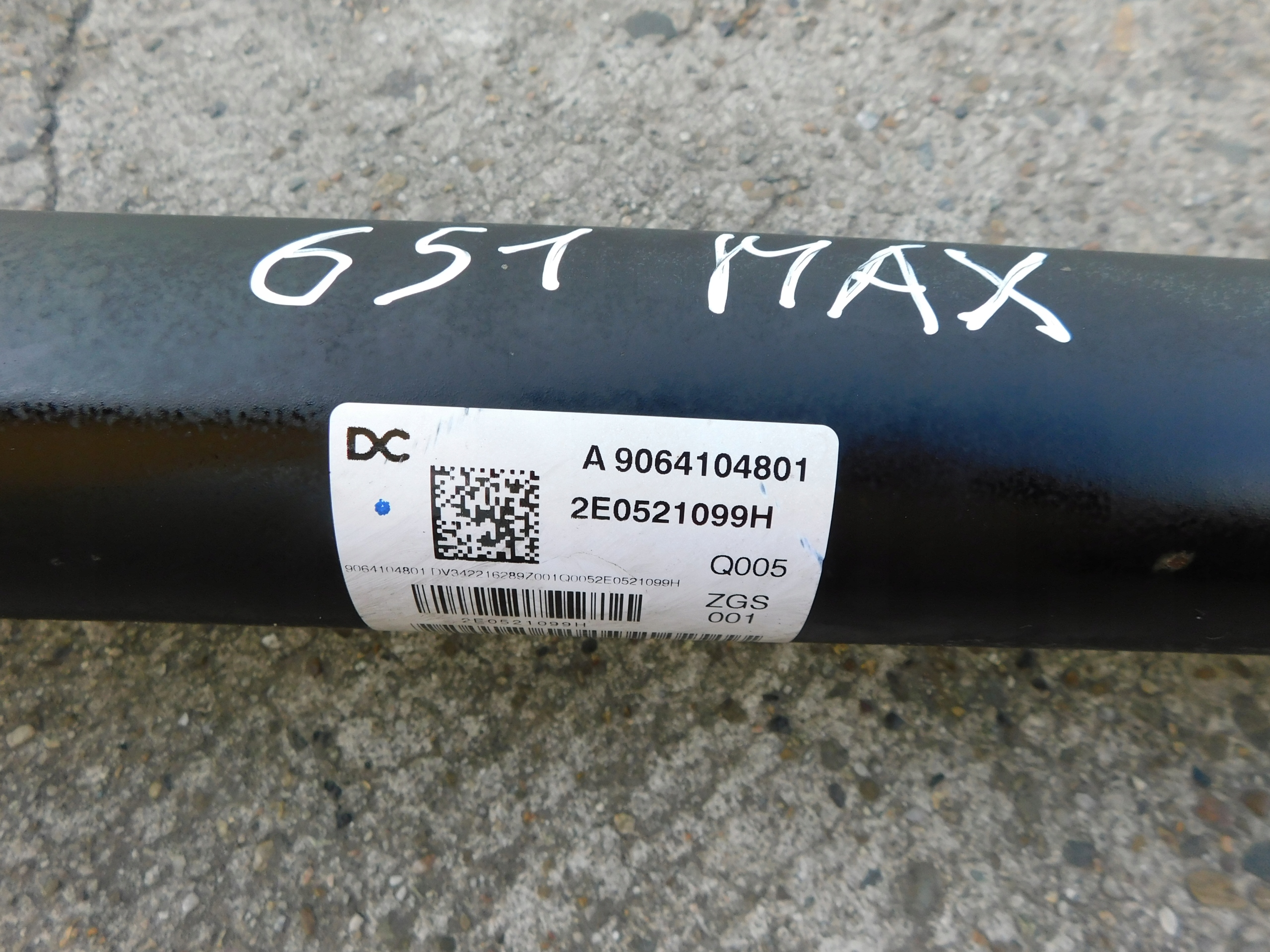 cardan pedny Sprinter 906 Crafter MAX OEM Sprawny A9064104801