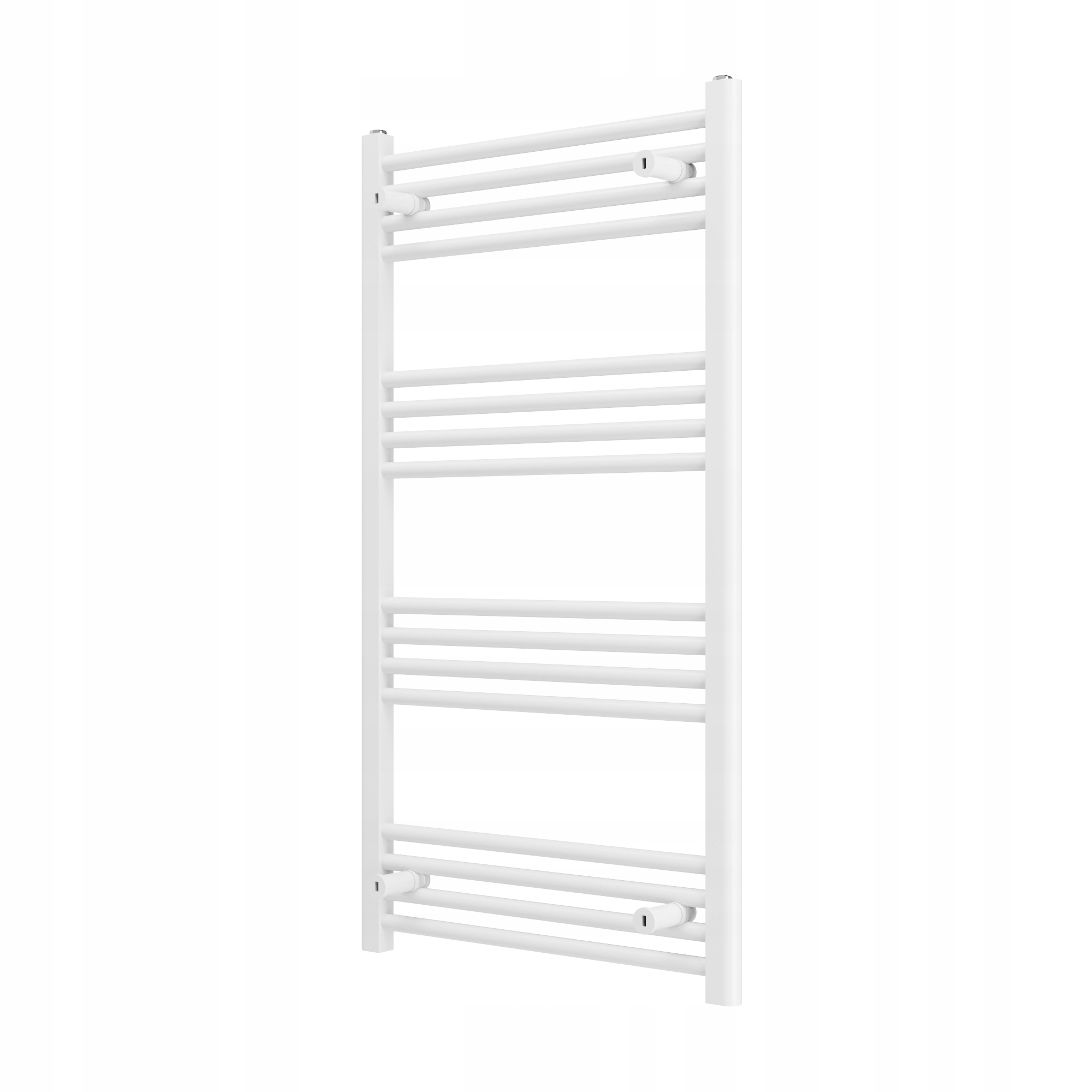 Biely kúpeľňový rebríkový radiátor 60 x 110 cm, moderný radiátor, breno