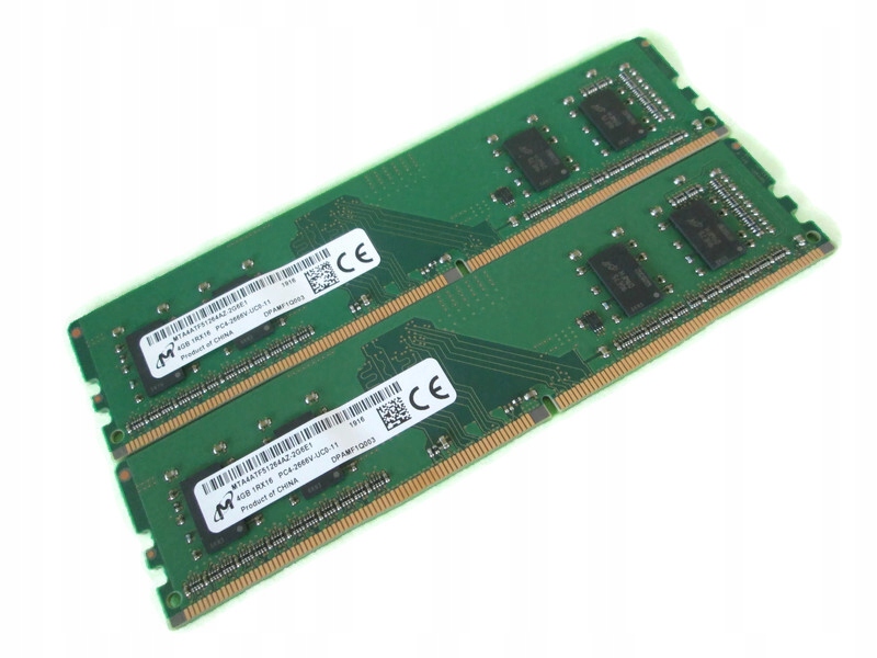 2× Pamięć Micron RAM DDR4 4 GB 3200MHz CL22 (MTA4ATF51264AZ-3G2J1)
