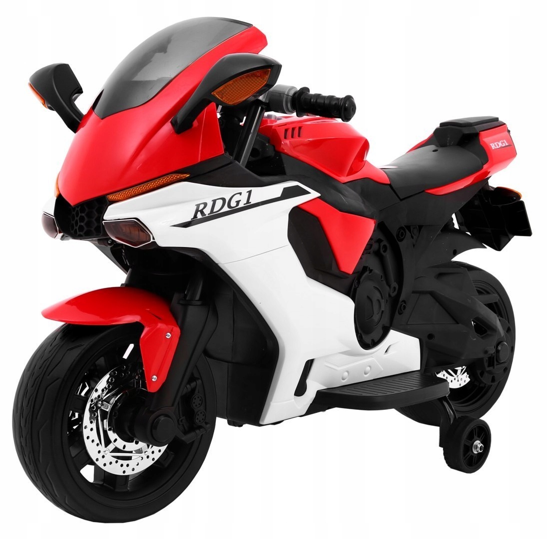 

Motorek Akumulatorowy z kluczykiem boczne kółka