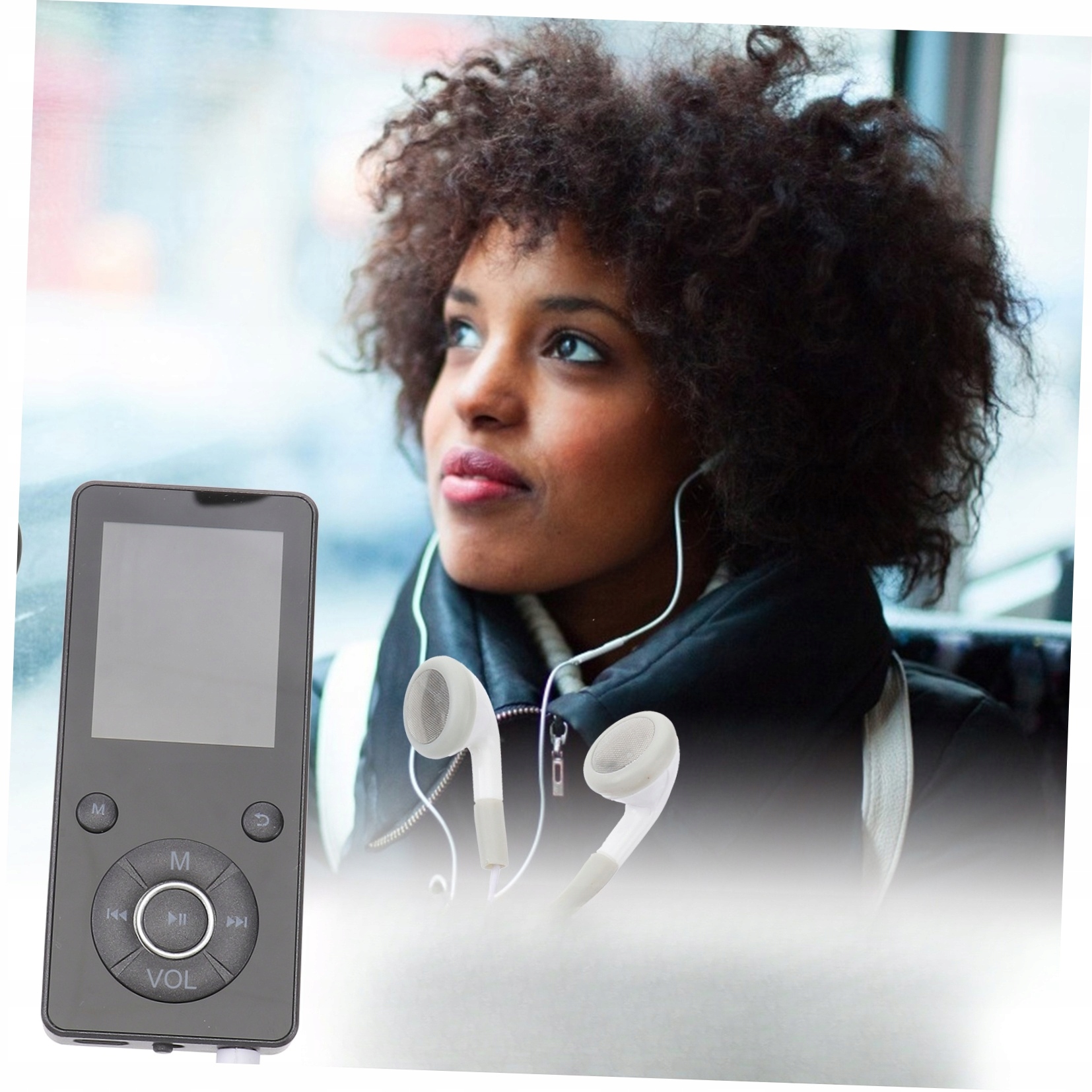 Odtwarzacz MP3 Dyktafon Zestaw SŁUCHAWEK | 1,8 cala LCD | 250mAh Marka bez marki