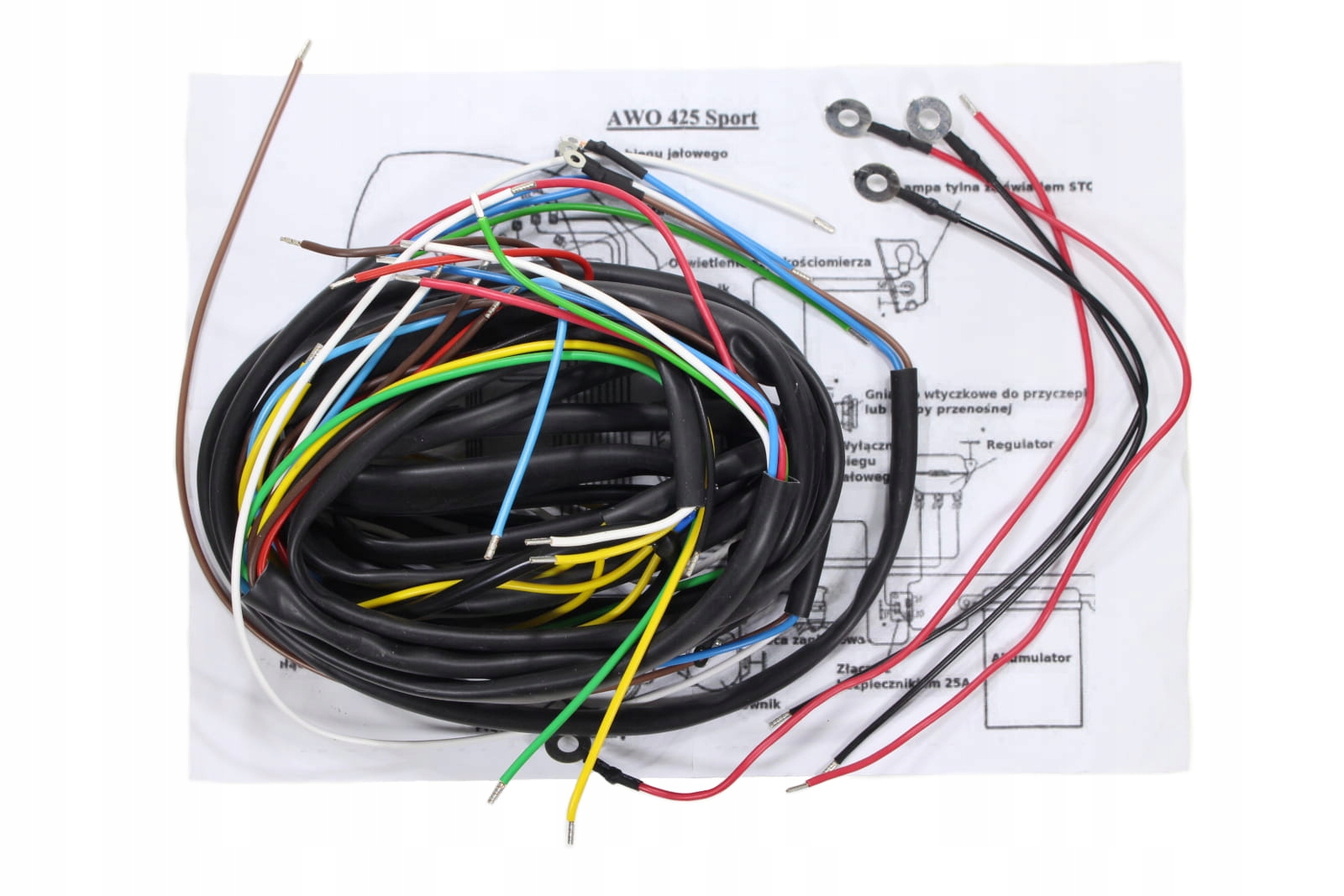 INSTALACJA ELEKTRYCZNA SIMSON AWO 425 SPORT ML