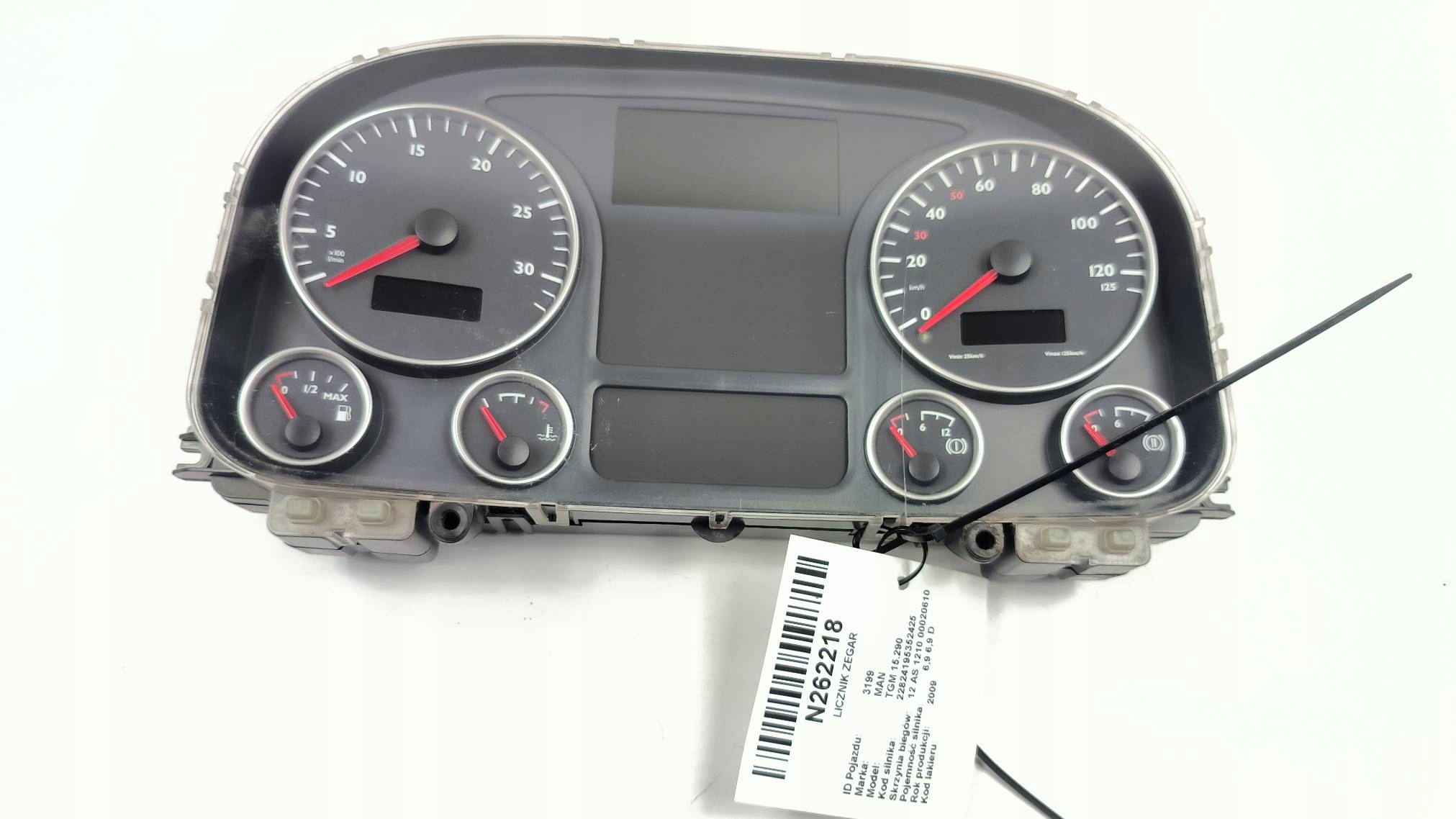 dials clock MAN TGM 15.290