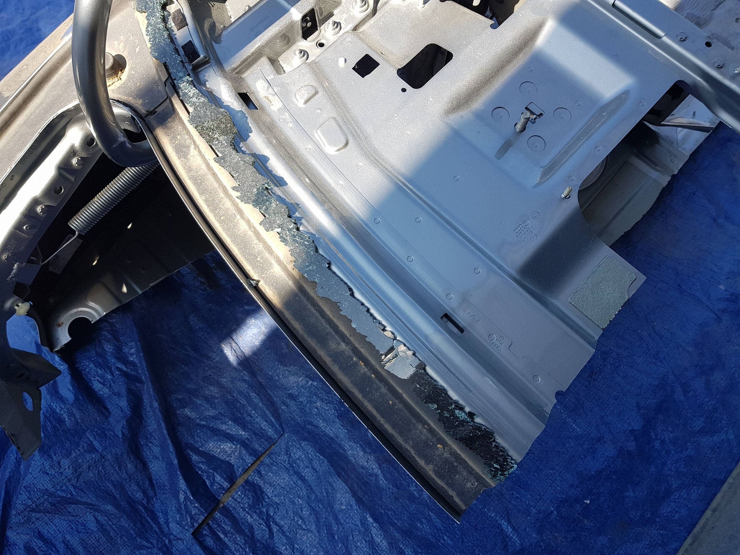 quarter rear rear part side left Audi A8 D4 4H fender LY7G