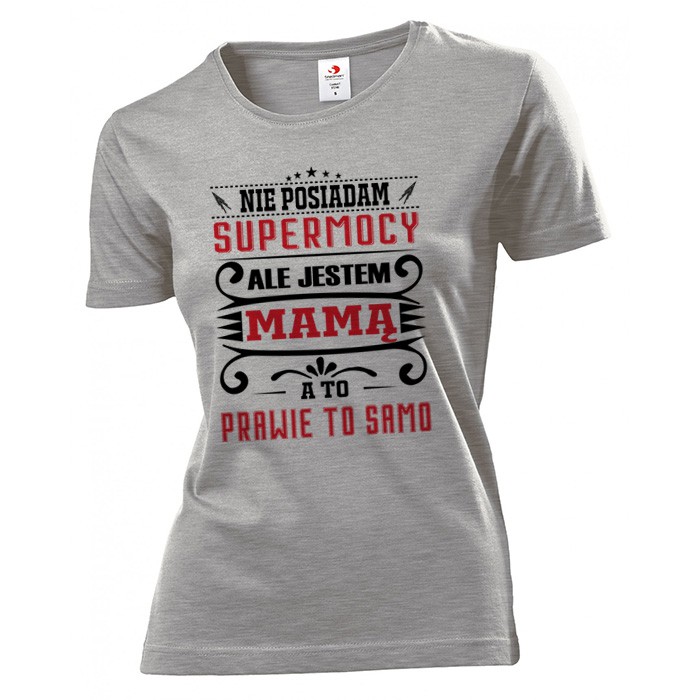 

Koszulka damska Supermama XXL