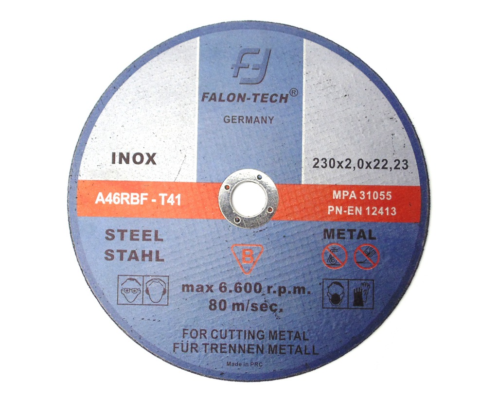 

Falon Tech 230 x 2,0 mm Tarcza Tarcze Do Metalu