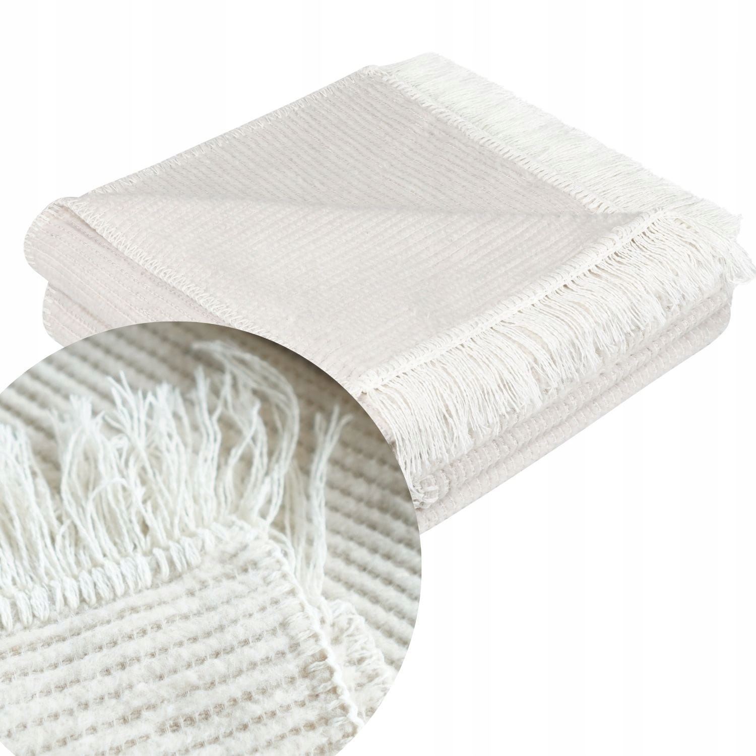 Deka bavlněno-akrylová 150x200 Lady přehoz na postel taupe