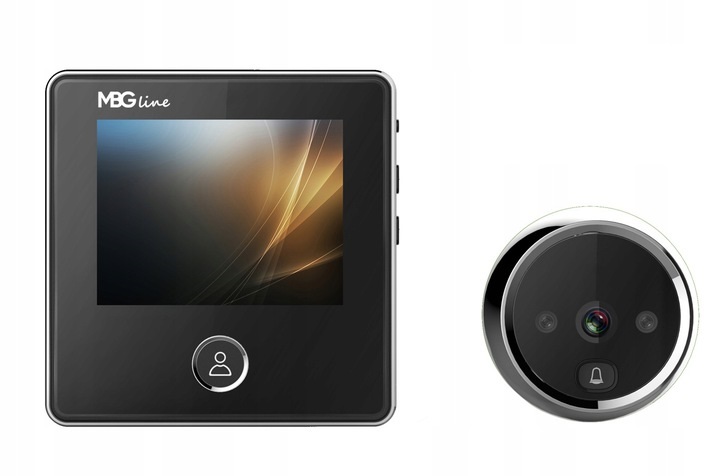 Bezdrátový kukátko LCD 3" zvonek Kamera