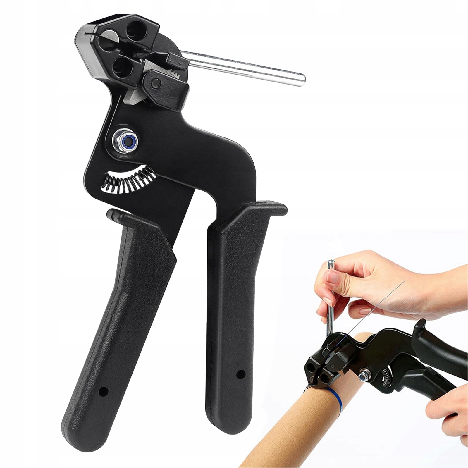 Lisovací Stroj Na Ocelové Pásky, Řezačka 12 MM Pro Krimpování Kabelových Řezů