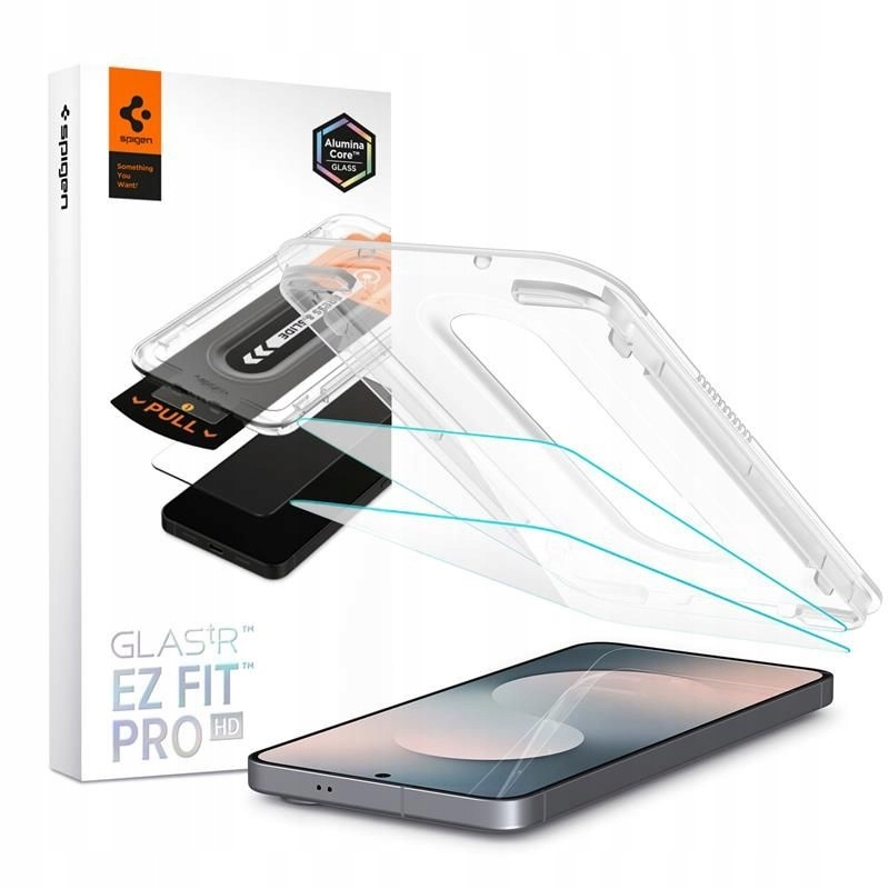 Szkło Hartowane Do Samsung Galaxy S25 Fe Spigen Szybka Ochronna Ekran 9H 2X
