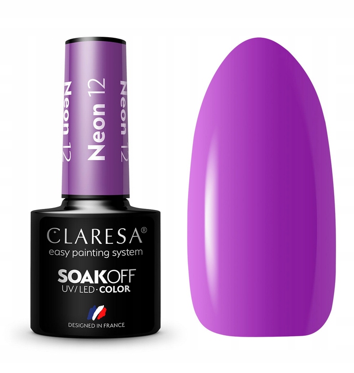 

Claresa Neon 12 Lakier Hybrydowy Neonowy Fiolet