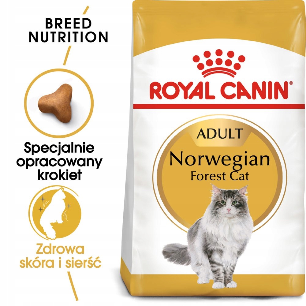 Royal Canin Norwegian Forest Cat Adult 2kg (Krmivo pro dospělé norské lesní kočky 2kg)