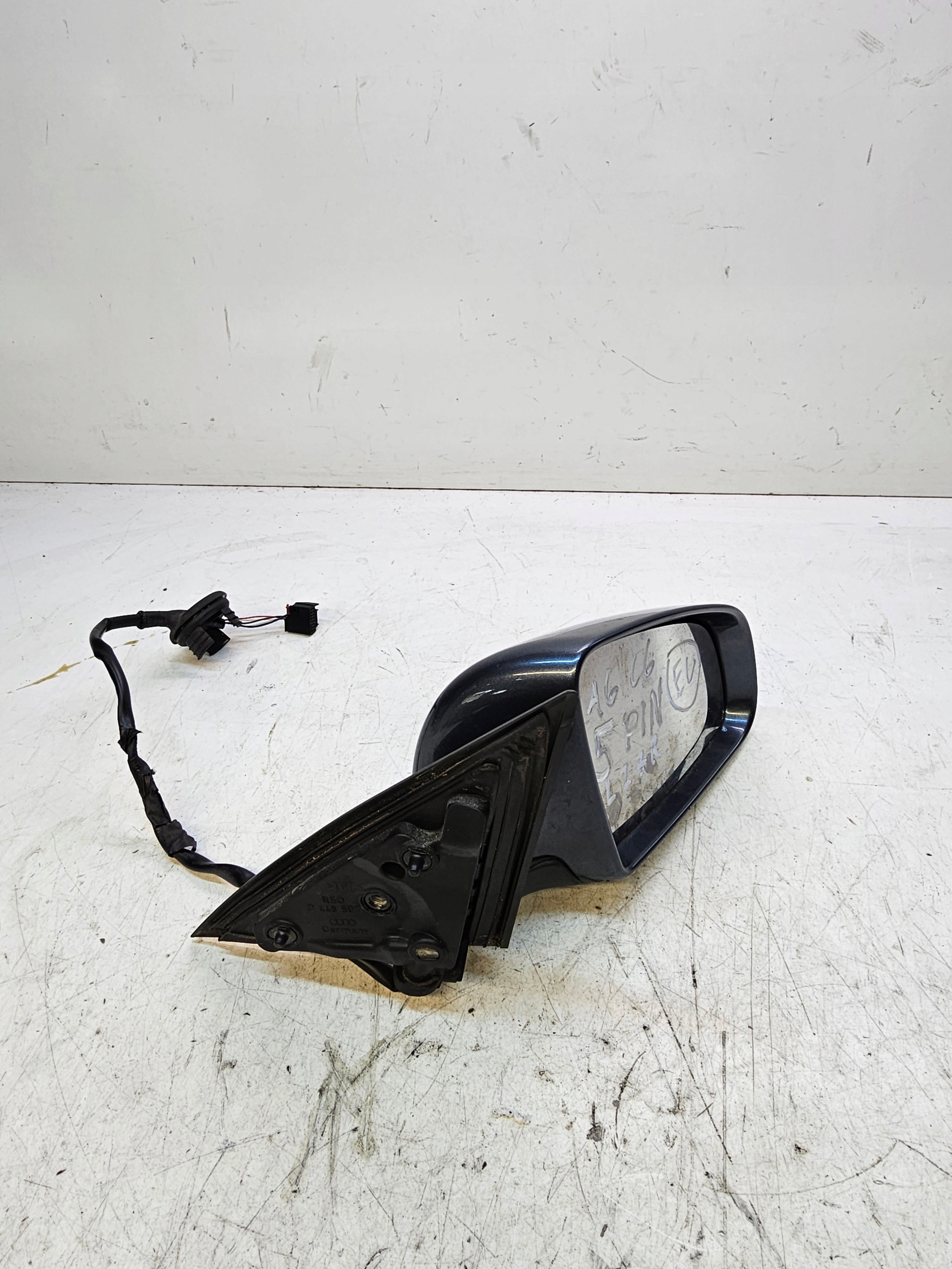 mirror right AUDI A6 C6 5-PIN EUROPA LZ7R