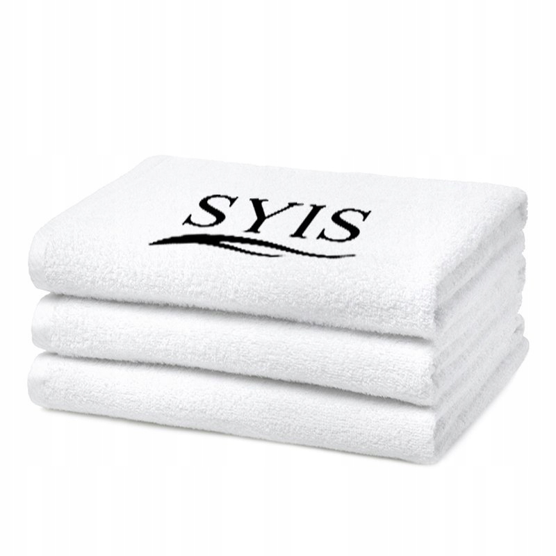 Syis Froté ručník s logem 70x140 bílý