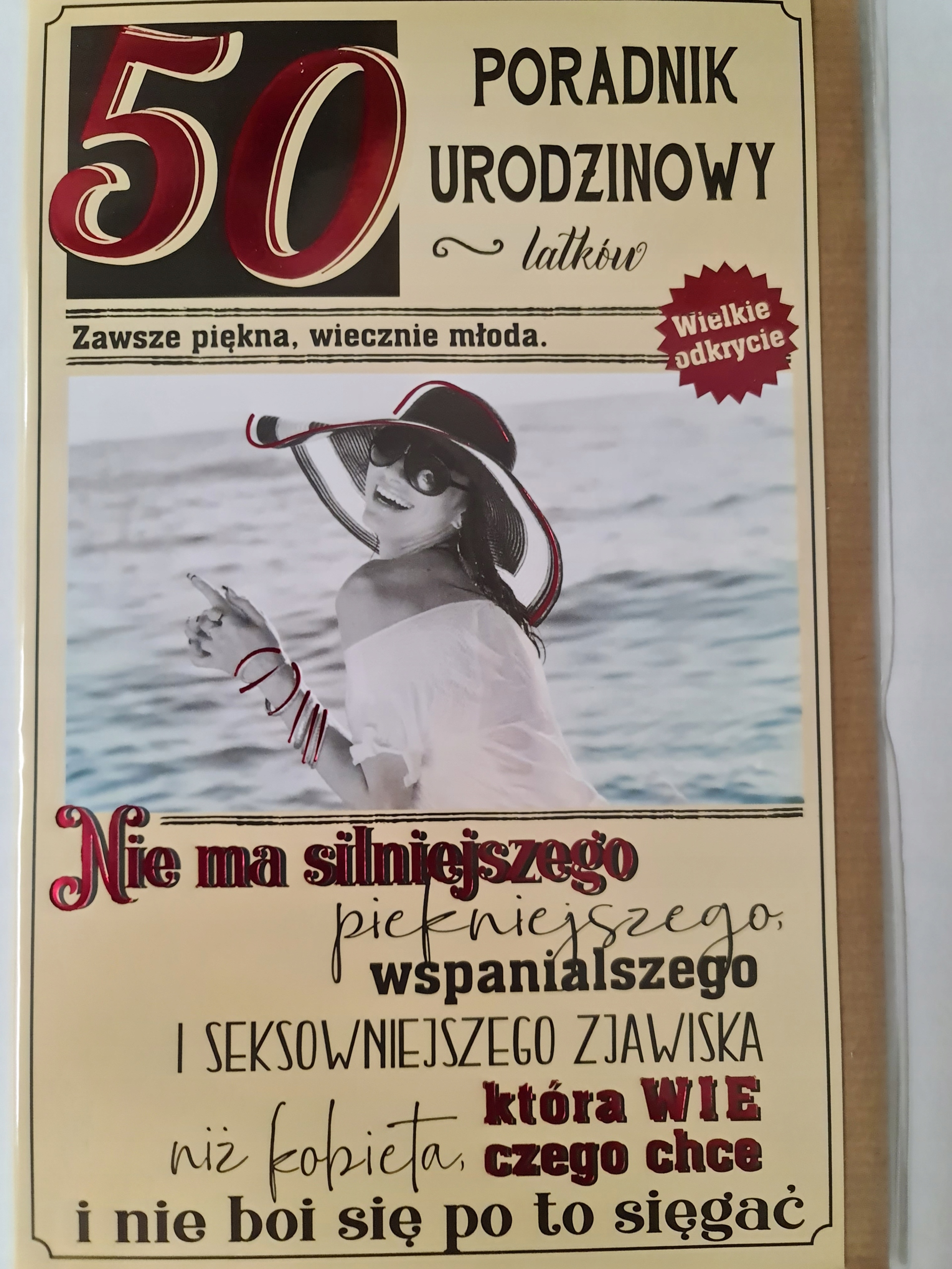 

kartka urodzinowa na 50 lat