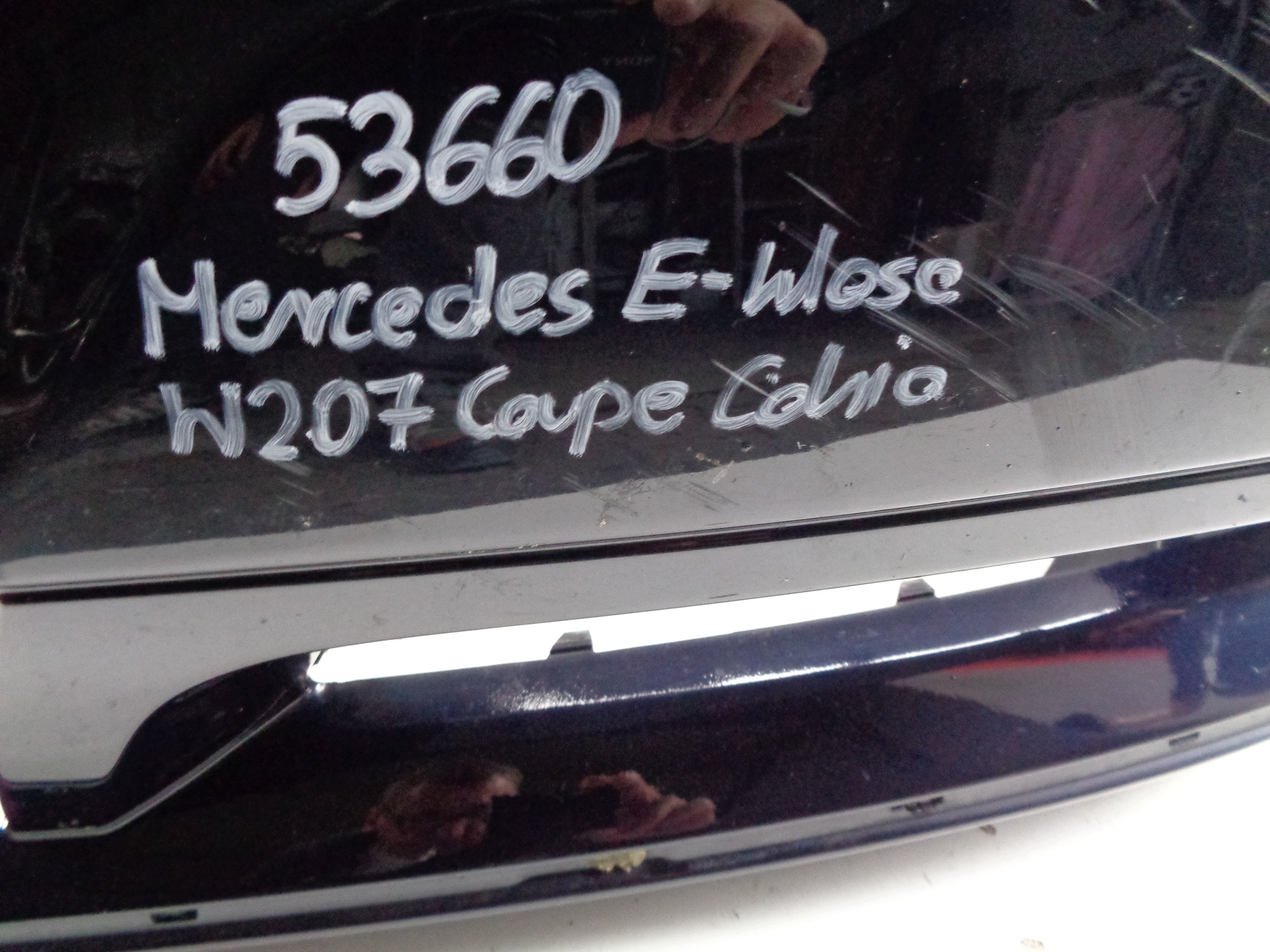 front bumper MERCEDES E-KLASA W207 COUPE CABRIO 09- NR 53660