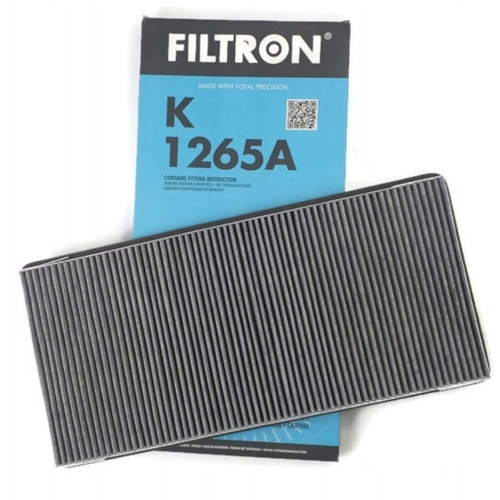 

Filtr powietrza kabinowy węglowy Filtron K 1265A