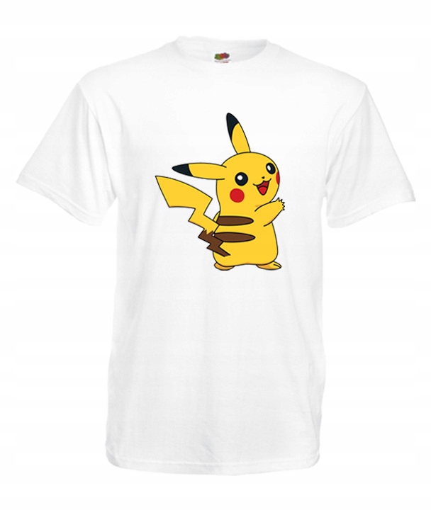 

XXL Koszulka Męska Pokemony Pikachu Pika Wzory