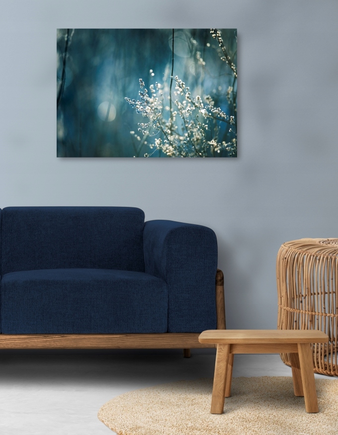 DRZEWO NIEBIESKI BOHO plakat A1 59,4x84,1cm #209 Rodzaj bez ramy