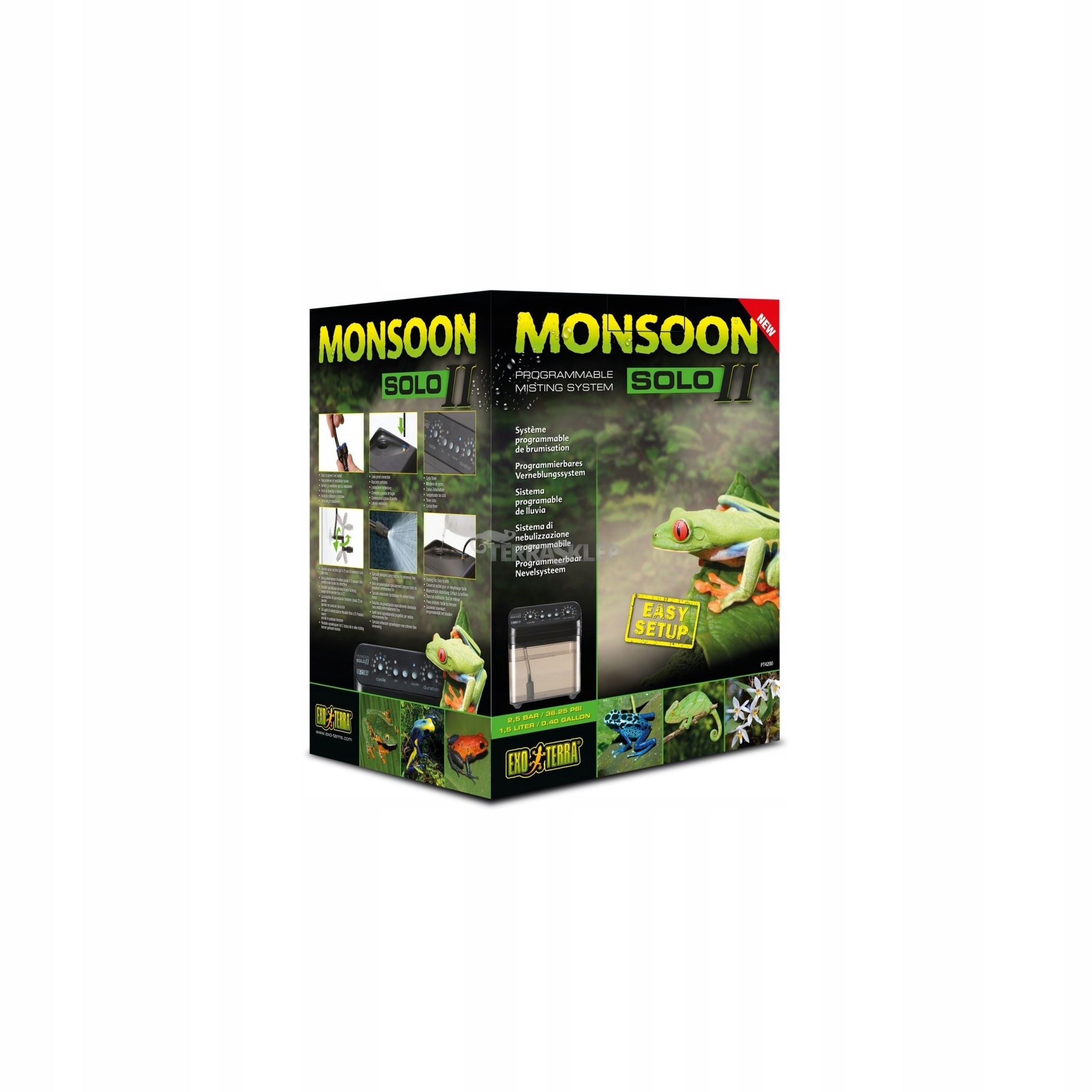 Exo Terra Monsoon Solo Kompaktowy system zraszający terrarium