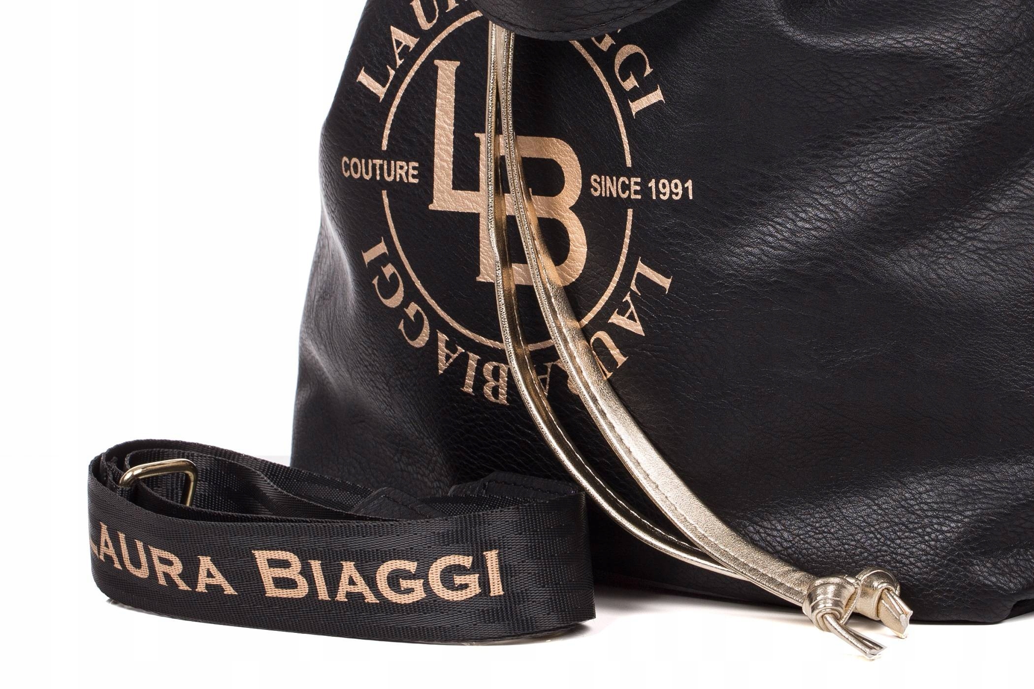 TOREBKA LAURA BIAGGI WOREK SHOPPER LISTONOSZKA NEW Materiał dominujący skóra ekologiczna