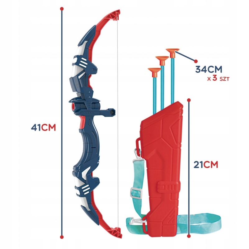 WOOPIE Zestaw Małego Łucznika Łuk Strzały 5el. Marka Woopie