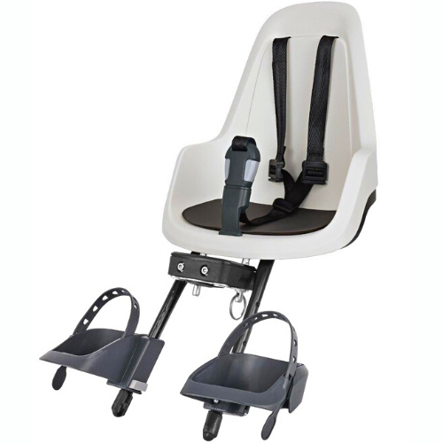 Bobike Fotelik Rowerowy Mini Go Przedni do 15 kg Vanilla Kremowy