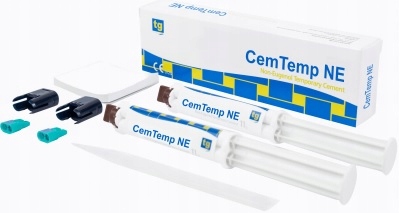 tgCemTemp tymczasowy cement do koron bez eugenolu 11g Starter full, instruk