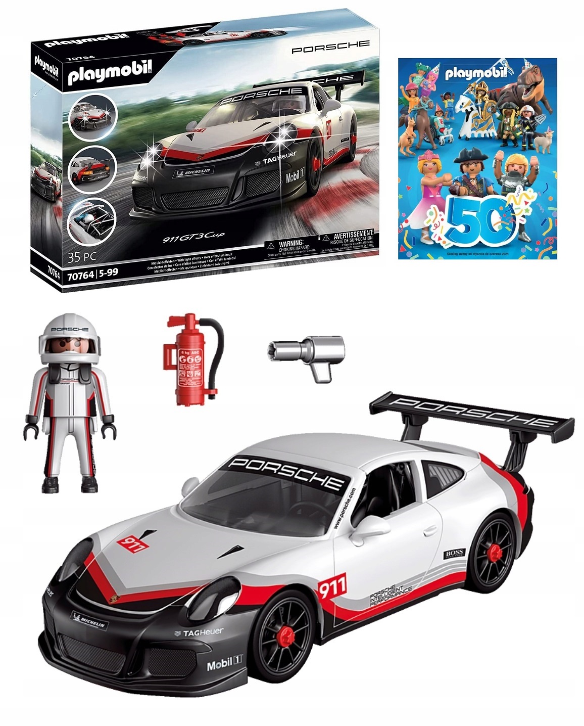 Porsche 911 GT3 Cup プレイモービル　playmobil PLAYMOBIL Porsche 911 GT3 Cup - Klocki PLAYMOBIL® - Sklep