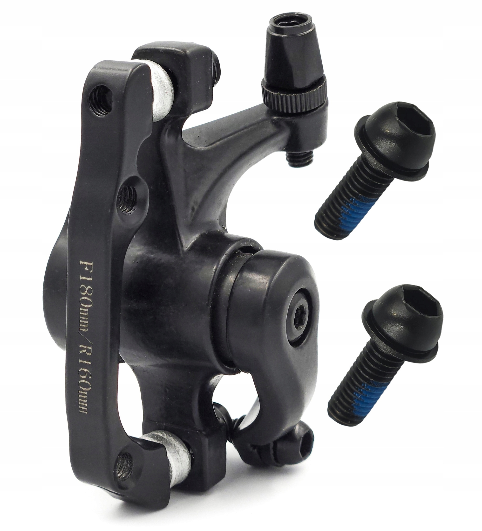 Hamulec tarczowy tył, tarcza zacisk klocki śruby Marka iBike