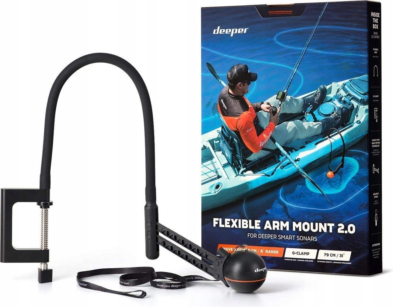 Elastický držák pro sonar Deeper Flex Arm 2.0