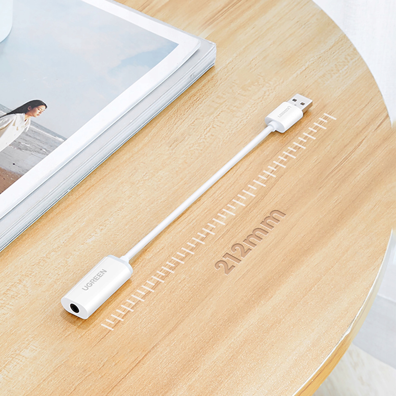 UGREEN ADAPTER ZEWNĘTRZNA KARTA DŹWIĘKOWA PRZEJŚCIÓWKA USB-A MINIJACK 3.5mm Marka Ugreen