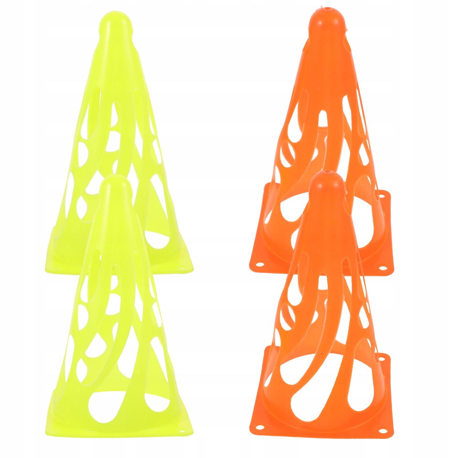 4 SZT. WIELOFUNKCYJNE PIŁKARKI PIŁKARSKIE PRZENOŚNE KOSZYKI DYSKOWE PROFESJONALNA ZWINNOŚĆ C Kolor dominujący wielokolorowy