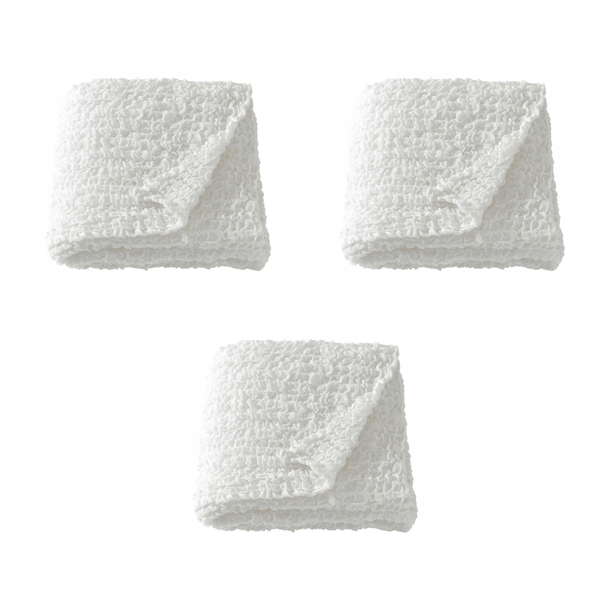 3 ks Ofelia Pled bílý 130 x 170 cm