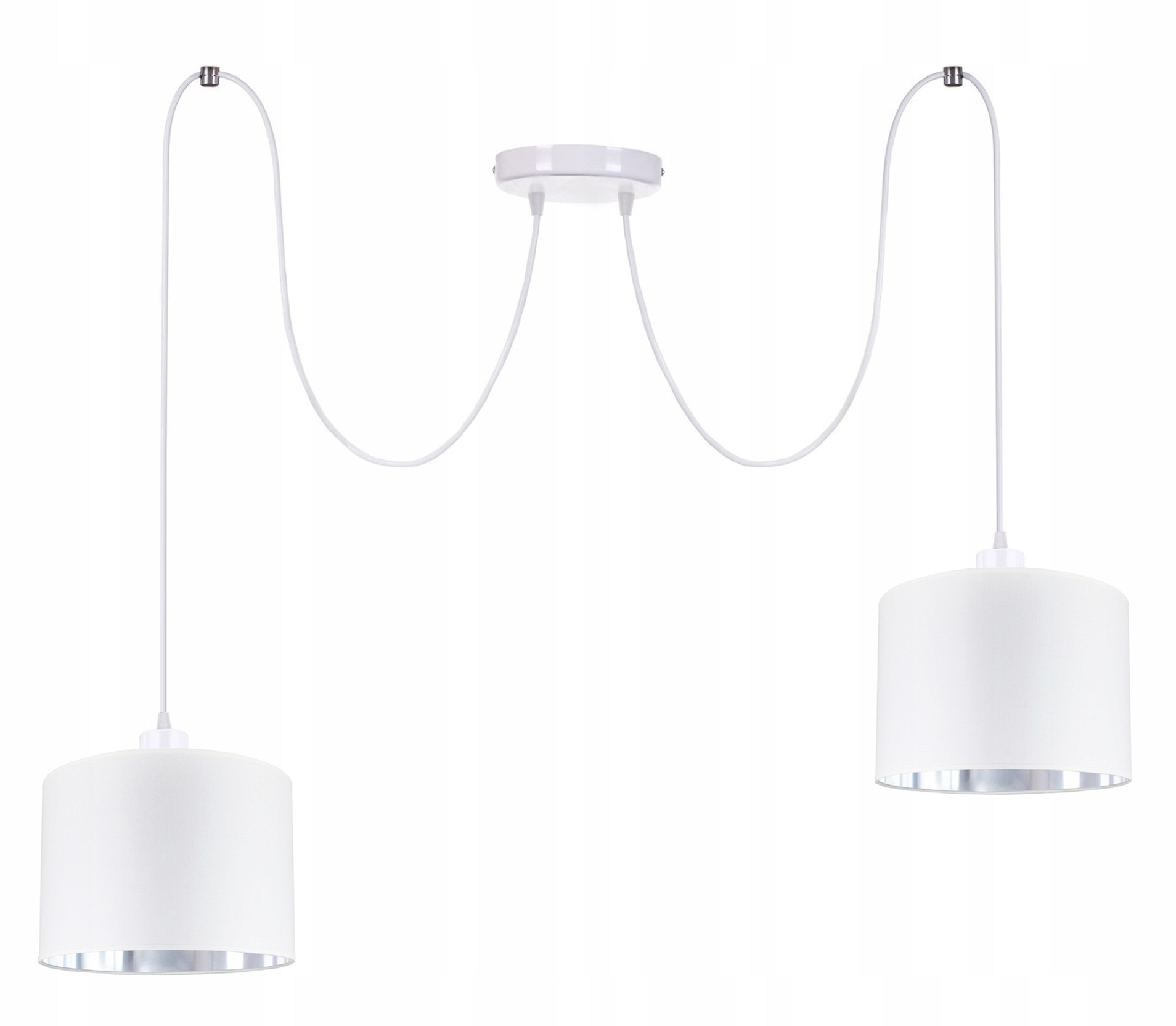 

Lampa Wisząca Sufitowa Żyrandol Nowoczesna Biała