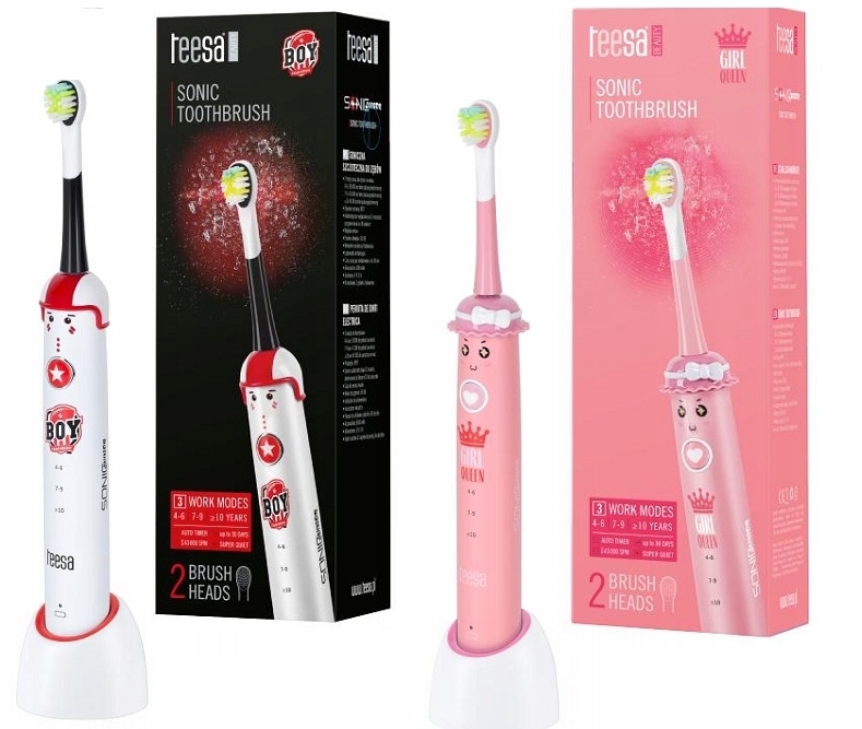 Szczoteczka Soniczna Do Zębów Elektryczna Dzieci