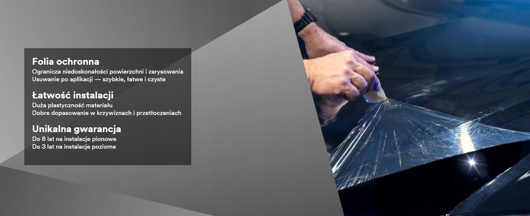 Folia 3M 2080 152cm x 100cm Dead Matte Black DM12 Długość (cm) 100 cm