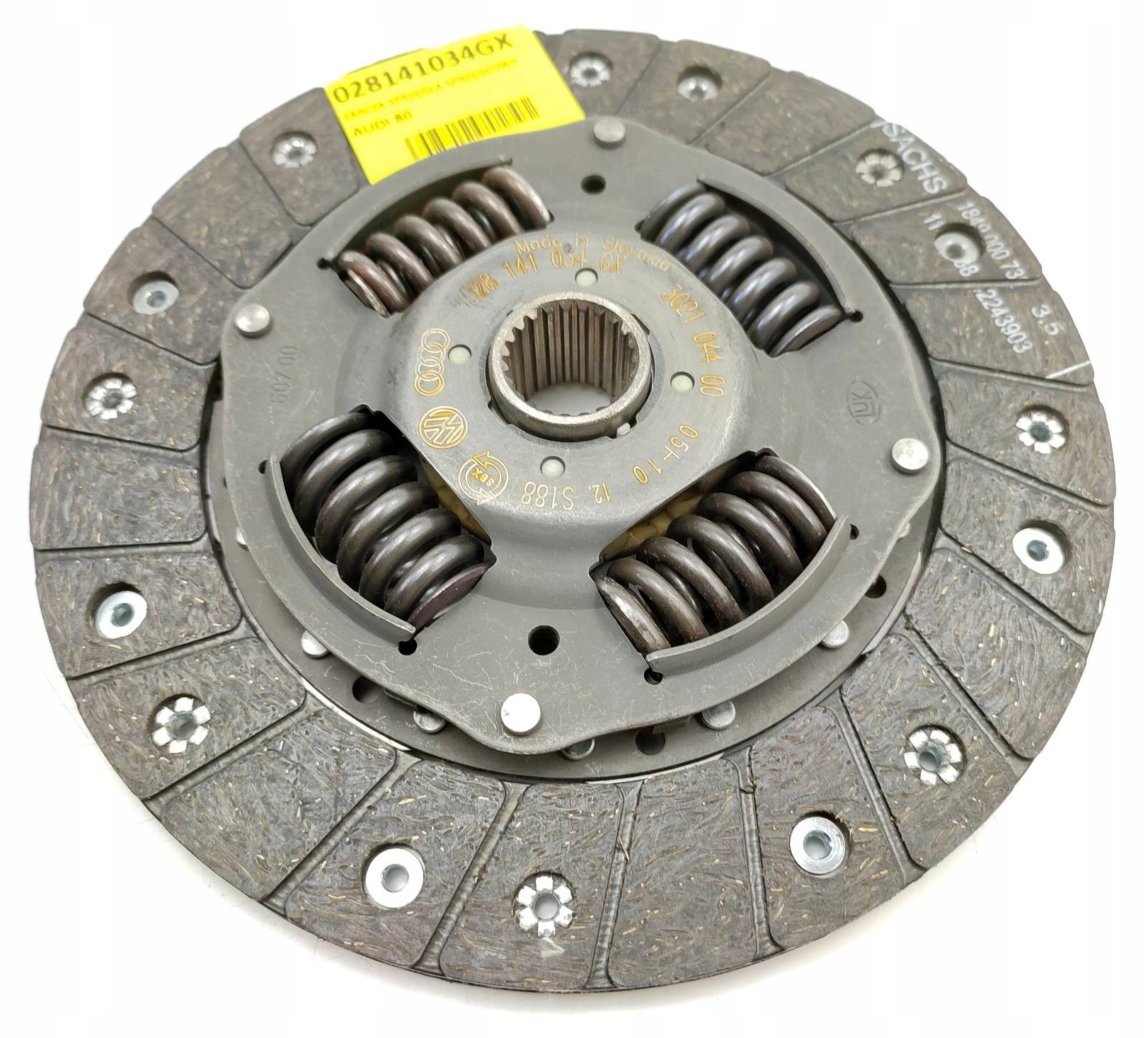 028141034GX - Оригінальний диск зчеплення AUDI 80 B4