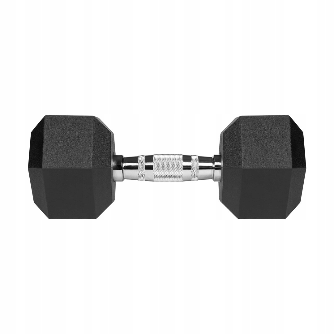 Železné činky pogumované Hex 2x10 kg Rebel Active