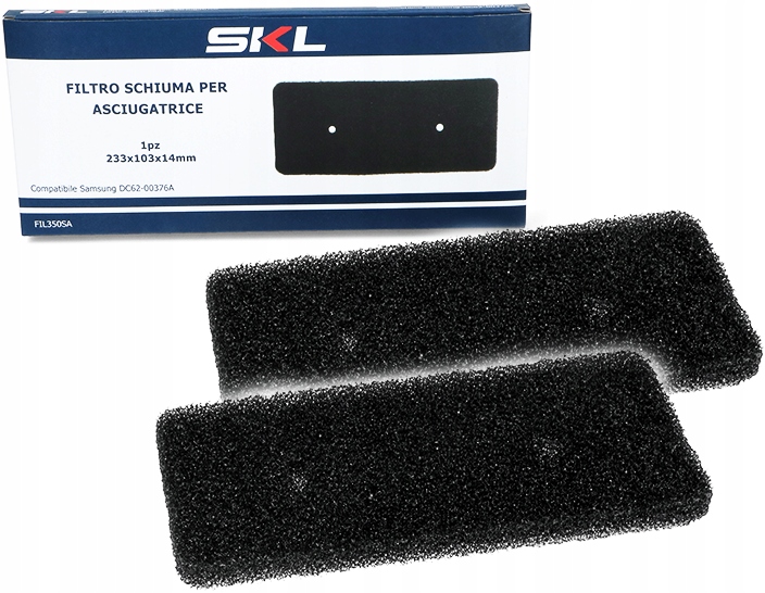 2x Filtr piankowy do suszarki Samsung DC62-00376A