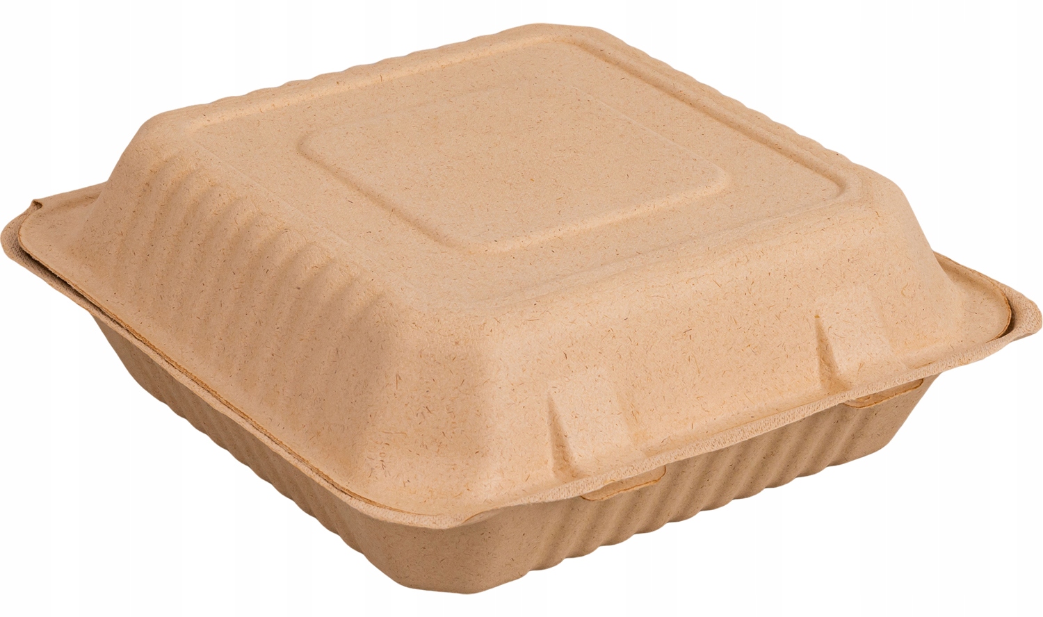 JEDNORAZOWE EKO OPAKOWANIE BURGER BOX NA WYNOS Z TRZCINY CUKROWEJ 50szt EAN (GTIN) 5905370807554